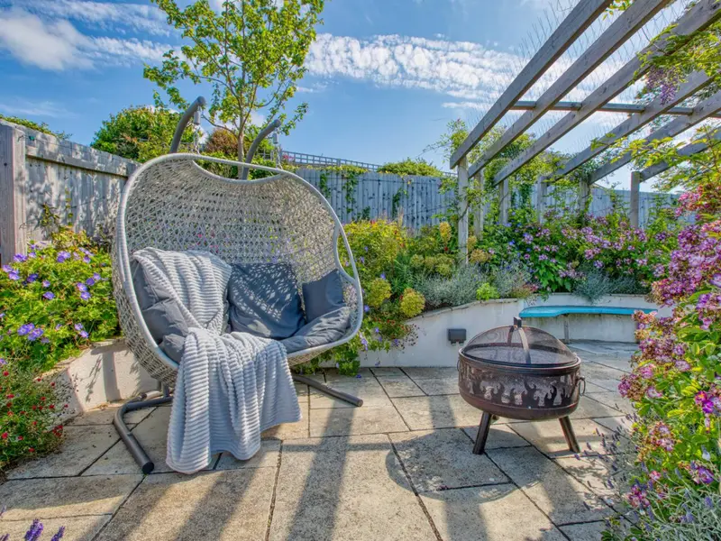 Cocoon chair available March to September.